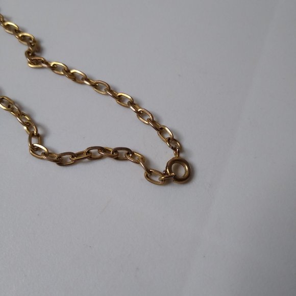 Vintage Decorative Long Metal Chain Necklace 40 Inches - Picture 3 of 14
